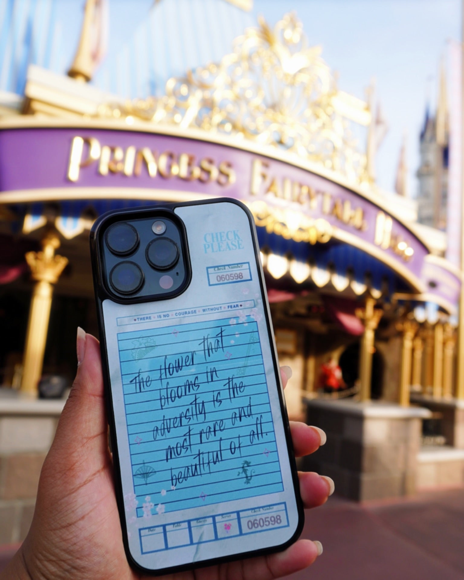 Paid In Courage and Grace Phone Case